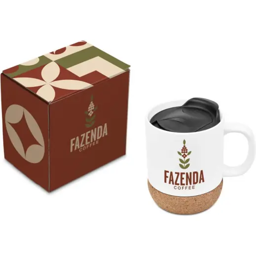 Serendipio Sienna Mug in Bianca Custom Gift Box Display
